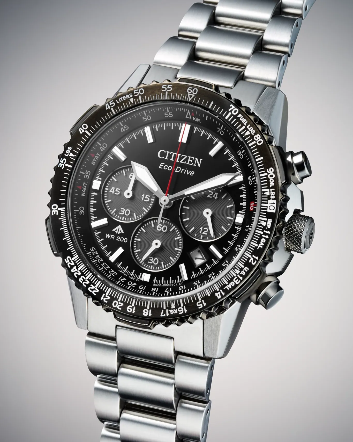 Promaster Navihawk Black Dial Stainless Steel Bracelet CA4664-60E